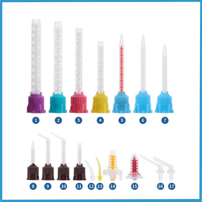 50-1000Pcs Dental Disposable Conveying Mix Tips Impression Intraoral Syringe