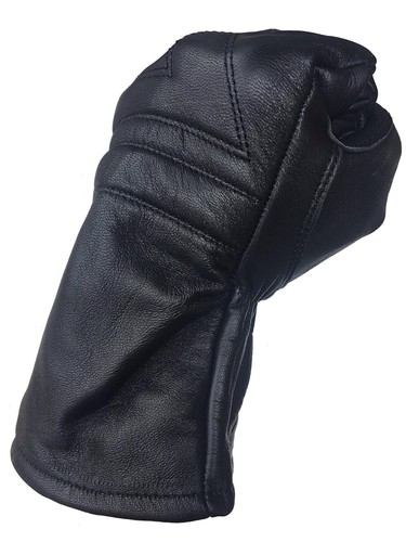 Motorcycle Gauntlet Touring Gloves LEATHER lined Warm Cool XS Kylo Ren - Bild 5 von 9