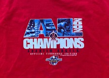 VTG Anaheim Angels 2002 World Series Clubhouse Edition T Shirt SZ 2XL MLB Lee