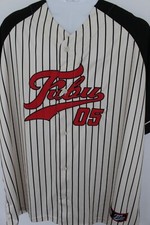 FUBU MEN'S MULTI-COLOR PERFORMANCE FULL BUTTON BASEBALL STYLE JERSEY SZ: XLT NWT