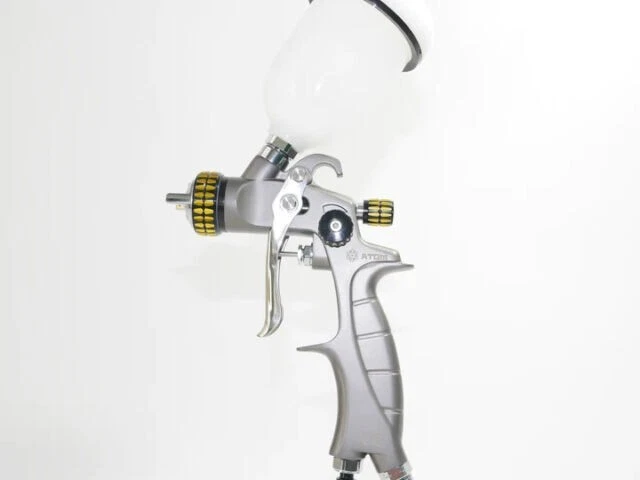 ATOM X16 Mini HVLP Auto Paint Spray Gun – 1.0/1.2/1.3/1.4mm Tip Set | Detail Gun Foto 3 de 4