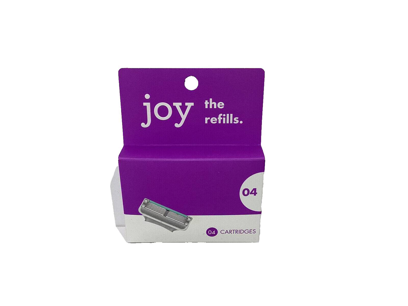 Joy The Refills Razor Blade 4 Cartridges Unisex Gillette for sale 