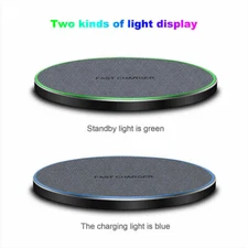 30W Fast Wireless Charger Charging Pad For iPhone 16 Pro  Samsung S25 Ultra S24+