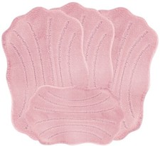 4pcs Tourier SET ROMANY GYPSY MOBILE CARAVAN WASHABLE RUGS/MATS, MUSSEL Smart