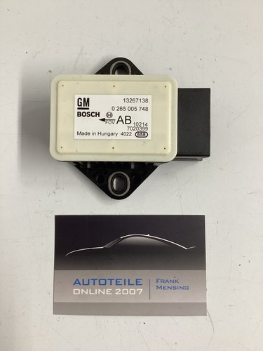 Opel Corsa D Querbeschleunigungssensor Drehratensensor GM 13267138  0265005748