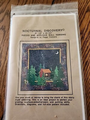 Nocturnal Discovery Wall Hanging Pattern