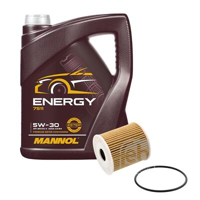 Inspektionspaket 5L Energy 5W-30 für Smart City-Coupe 0.7 0.8 CDI 0.6 Fortwo