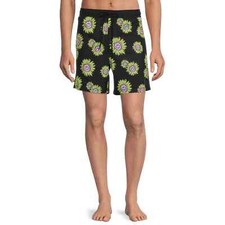 NEFF MENS HAPPY BLOOM GRAPHIC SWIM SHORTS SIZE LARGE NWT