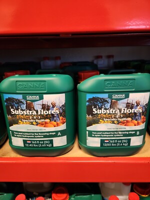 Canna Substra Flores A and B Hard Water 5 Liters Each