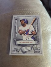 2021 Topps Allen & Ginter #HH-1 Joe Carter Toronto Blue Jays Historical Hits 