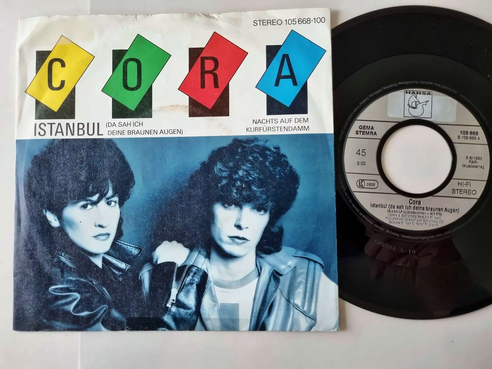 Cora - Istanbul (Da sah ich deine braunen Augen) 7'' Vinyl Germany