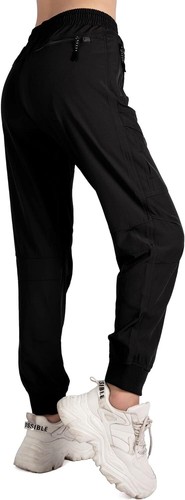 Women's Athletic Hiking Cargo Joggers Pants Outdoor Workout Medium, Black - Picture 5 of 8