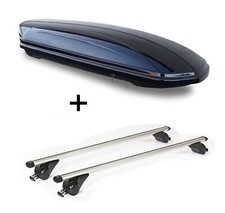 Dachbox MAA580L+Dachträger KING1 für Volkswagen Passat B8 Variant 5Tür ab 14