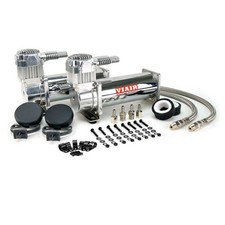 Viair 44432 Dual Air Suspension Compressor Kit 444c Chrome