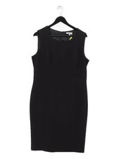 Linea Bodycon Midi Dress UK14 in Black