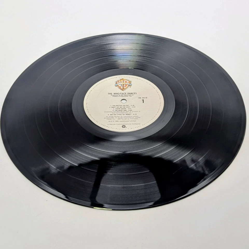 The Who - Face Dances - Vinyl LP Record 1981 HS 3516 Warner Bros. Foto 2 de 4