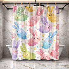 New York Statue of Liberty Shower Curtain 72x72 Polyester Bath