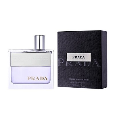 Prada Amber Pour Homme 50ml Eau de Toilette Spray Neu Verpackt In Folie RAR