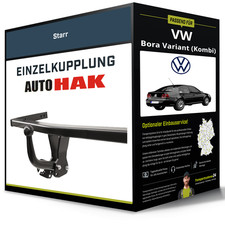 Starre Anhängerkupplung für VW Bora Variant (Kombi) 99-05 Typ 1J6 Auto Hak NEU