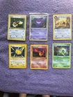 Vintage Pokemon Card Lot!! Gengar 17/99!!! 1st Ed Cards And Holos!! See Pictures