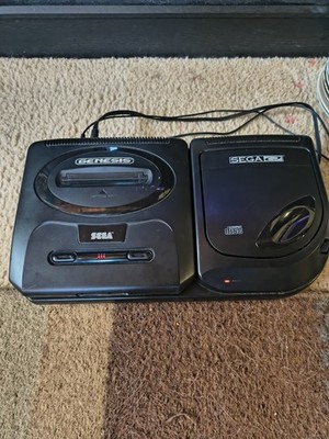 Sega CD Model 2 Console Bundle Tested Working