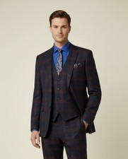  425 Bar III Men's Slim-Fit Patterned Blazer Suit Jacket