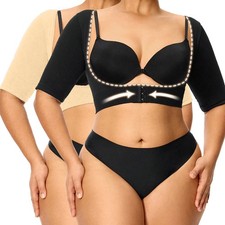 Prendas moldeadoras de cuerpo de compresión mangas largas adelgazantes para el torso corto de compresión para modelar brazos EE. UU.