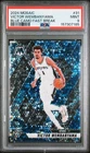 7185 Victor Wembanyama 2024 Panini Mosaic #31 Fast Break Blue Camo /35 PSA 9