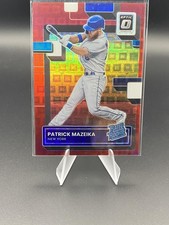 2022 Donruss Optic #84 Patrick Mazeika Pandora Red Prizm #/99