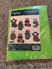 Craftways Christmas Critters Plastic Canvas Kit! Makes 8 Ornaments! Brand New!