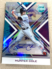 2016 Panini Elite Extra Edition Aspirations-Hunter Cole Auto /10 #141 Giants