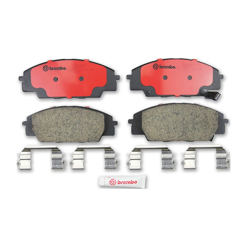 Kit de pastillas de freno rotores de freno delanteros OE Brembo Prime para Acura RSX 2002-2006 Foto 3 de 4