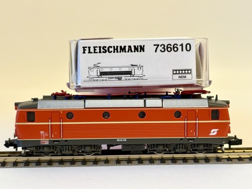 Fleischmann piccolo N 736610 ÖBB 1044.115 E-Lok orange Lokomotive NEM DSS in OVP | Zustand: Gebraucht