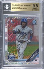 2019 Bowman Chrome Prospects Mega Box Mojo Refractor Wander Franco BGS 9.5 1j6