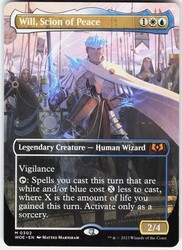 Will, Scion of Peace (Borderless) #302 Wilds of Eldraine Mythic