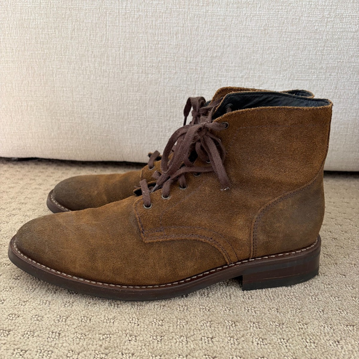 Thursday Boots Cadet Lace Up Gray Suede Size 16 Two NEW Cadets! Shadow Grey & Rich Mahogany Join Our Cadet  main image 2