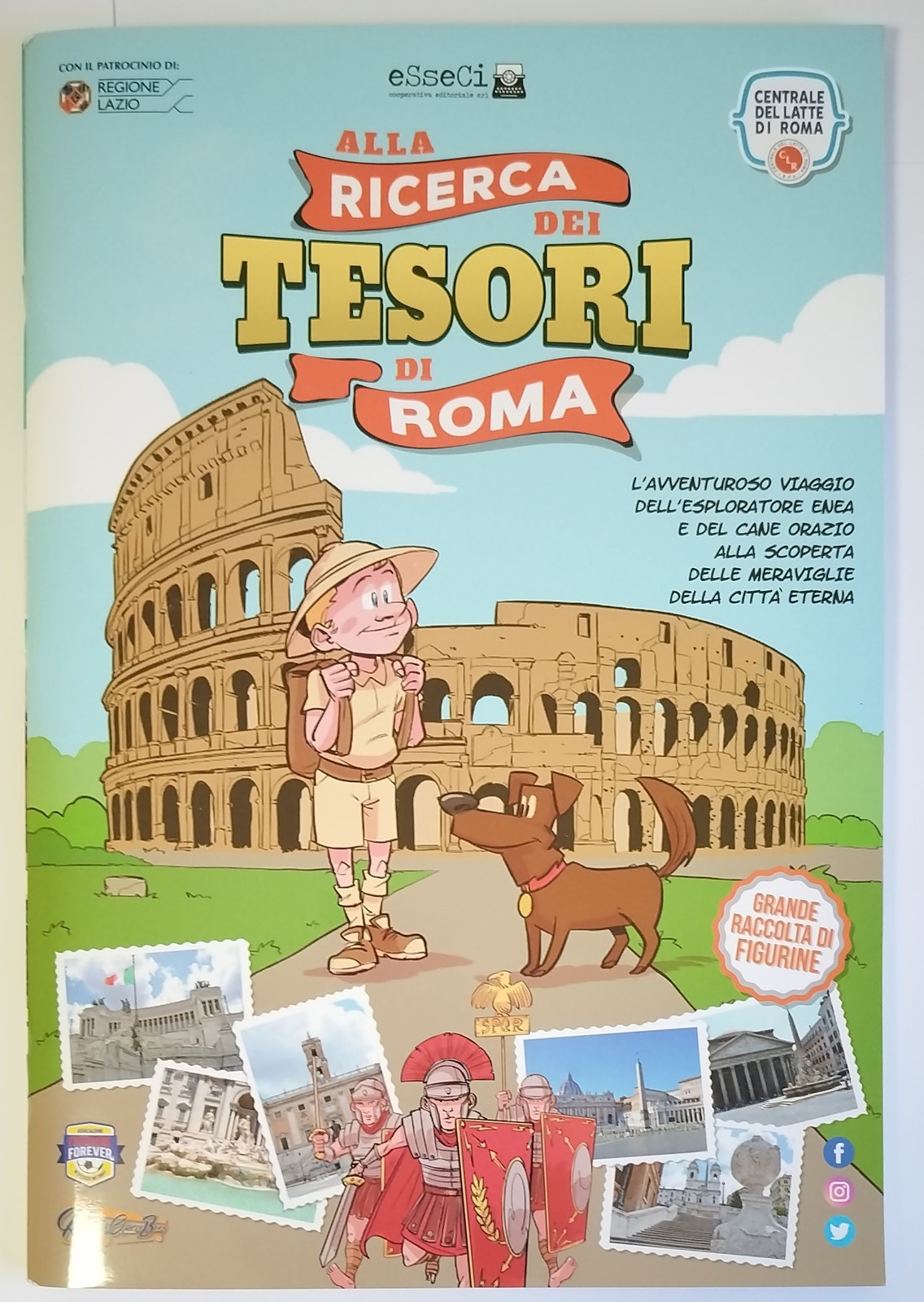 Alla Ricerca dei Tesori di Roma Complete Album Stickers
