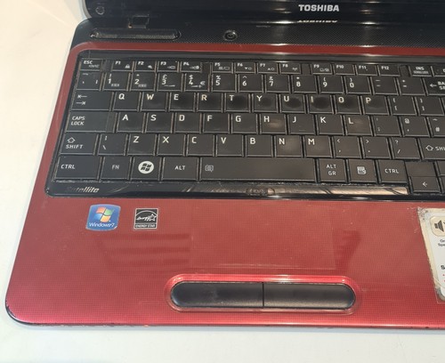 Toshiba Laptop 15" Satellite Red L750D-14R Laptop AMD E450 6GB Ram 595GB HHD - Picture 9 of 22