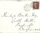 GB 1874 1d Red Pl.108 Cover with Ripon 646 Duplex to Rastrick Brighouse