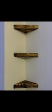 Corner shelfs  Rustic Wooden Corner Shelves,Chunky Shelf  Floating 
