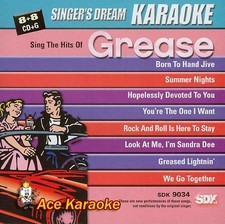 Sing The Hits Of Grease Karaoke CDG - Music CD - VG