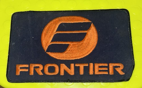Vintage Late 1970s Frontier Airlines Jacket Patch Used Good Condition