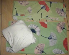 Biancheria da letto Ikea 100% cotone 2 x fodera 200 x 135 + 2 x cuscini 80 x 40 +1 lenzuola