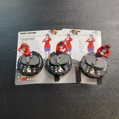 HEROCLIX PRIME SENTINEL MVSS25-001 Sentinel Strike OP 3x FREE SHIPPING 3 figures