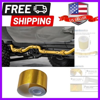 2''×29.5 Feet 9M Adhesive Backed , Gold High-Temperature Heat Barrier Tape Rol...