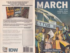 March (Top Shelf 2016) FCBD, Civil Rights his...