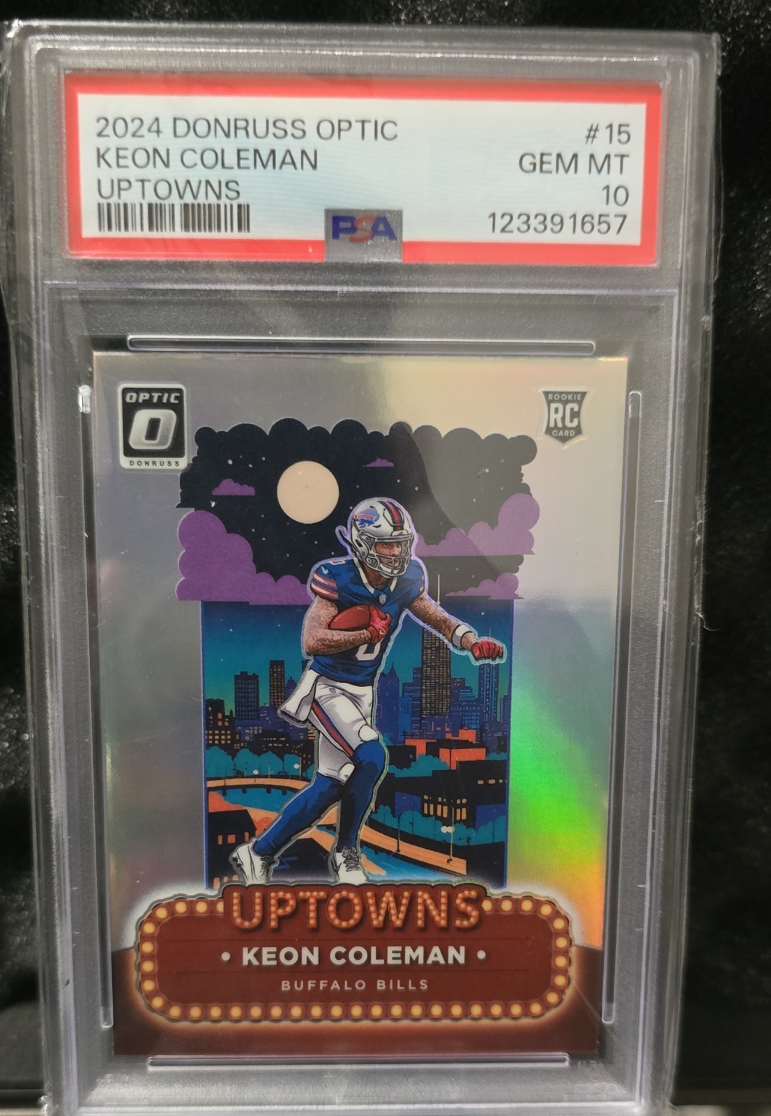 Keon Coleman Panini Donruss Optic Uptowns #15 Base