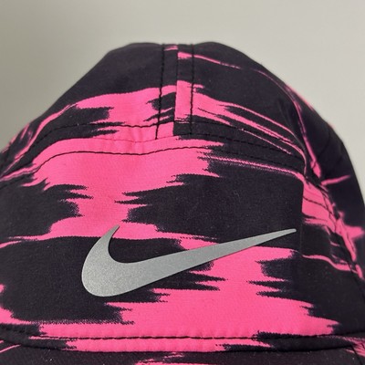 Nike Dri-Fit AW84 5-Panel Hat Cap Running Pink/Black  display picture 1