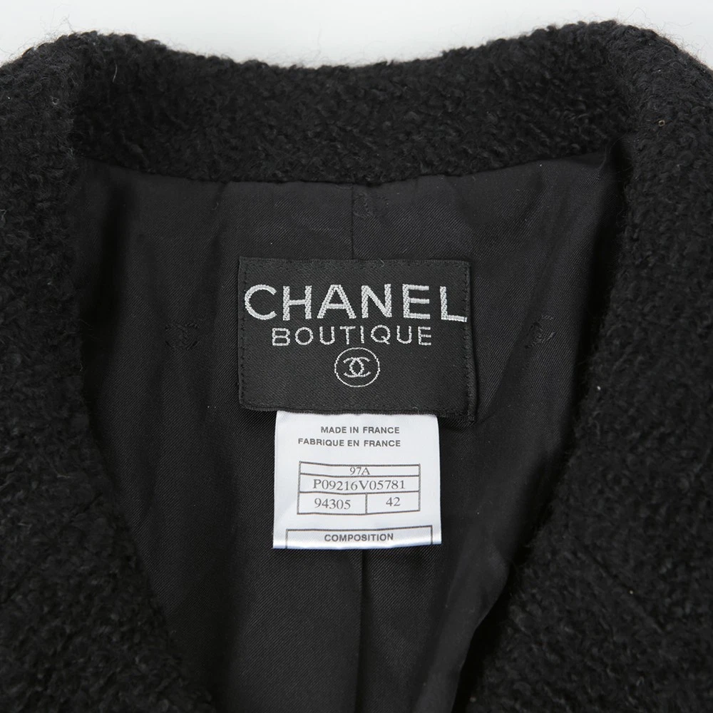 Giacca doppia tweed CHANEL 42 132799624