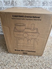 Chefman Crema Deluxe Espresso Machine with Do...
